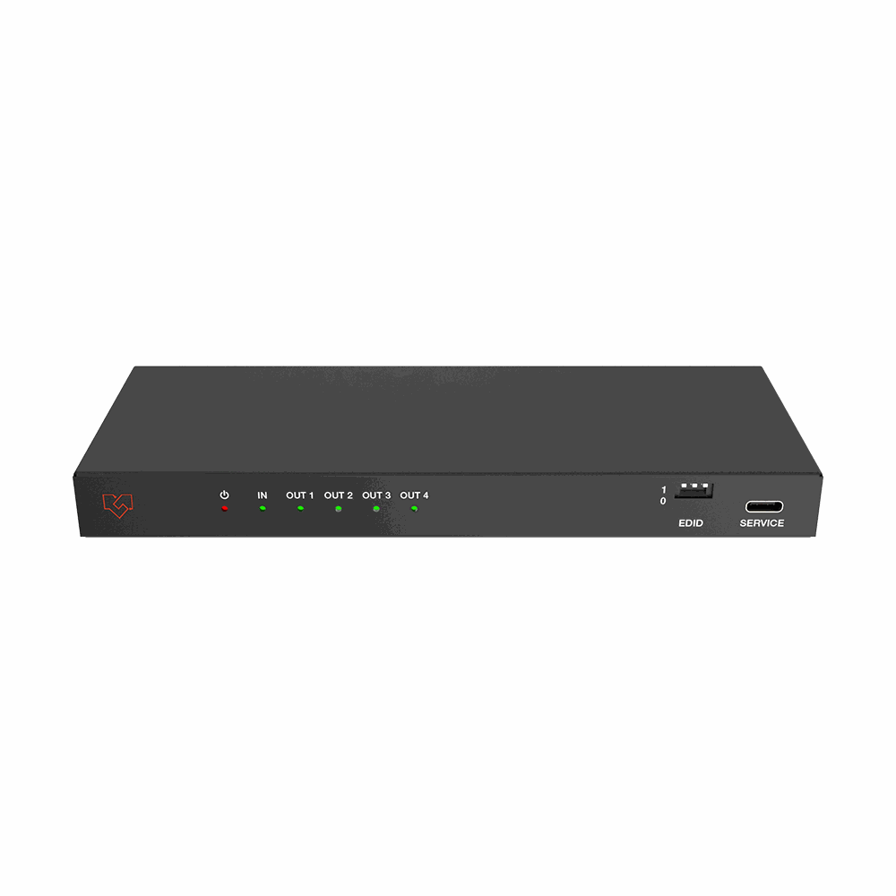 VigilLink VLSP-14H21SA 1x4 HDMI 2.1 Splitter with Audio De-Embedder