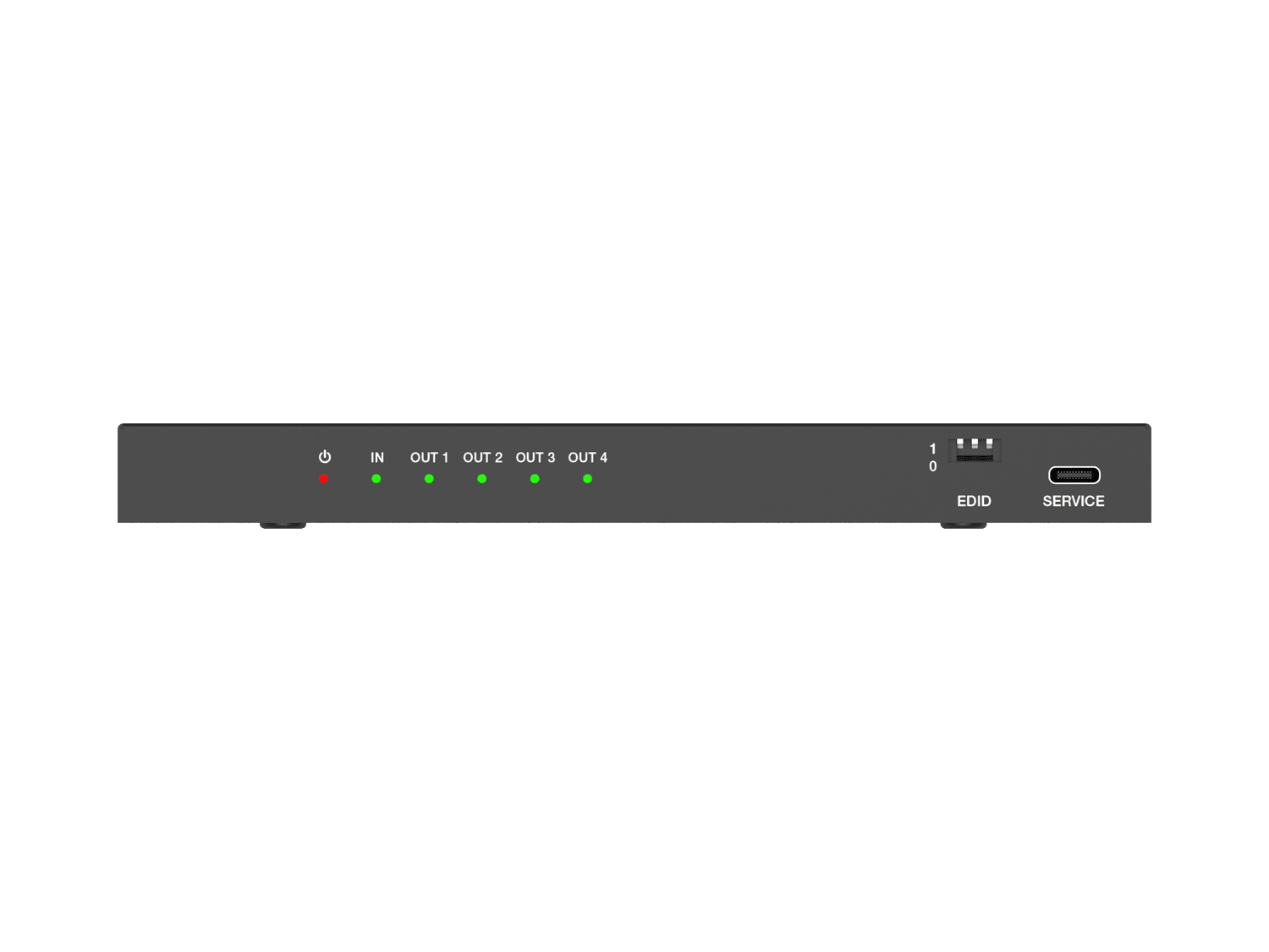 VigilLink VLSP-14H21SA 1x4 HDMI 2.1 Splitter with Audio De-Embedder - view 3