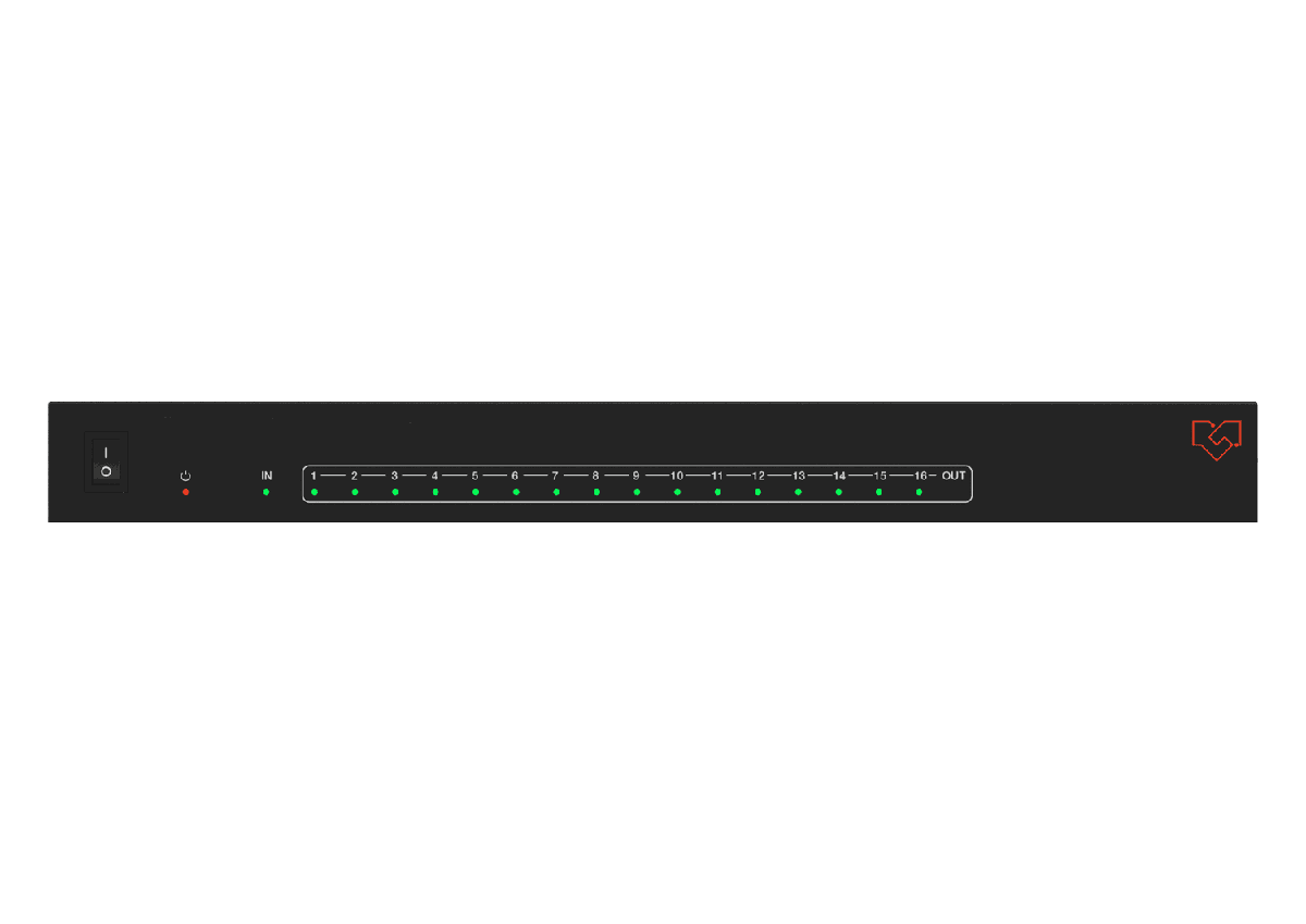 VigilLink VLSP-16H20 1x16 HDMI 2.0 Splitter, 18Gbps - view 3