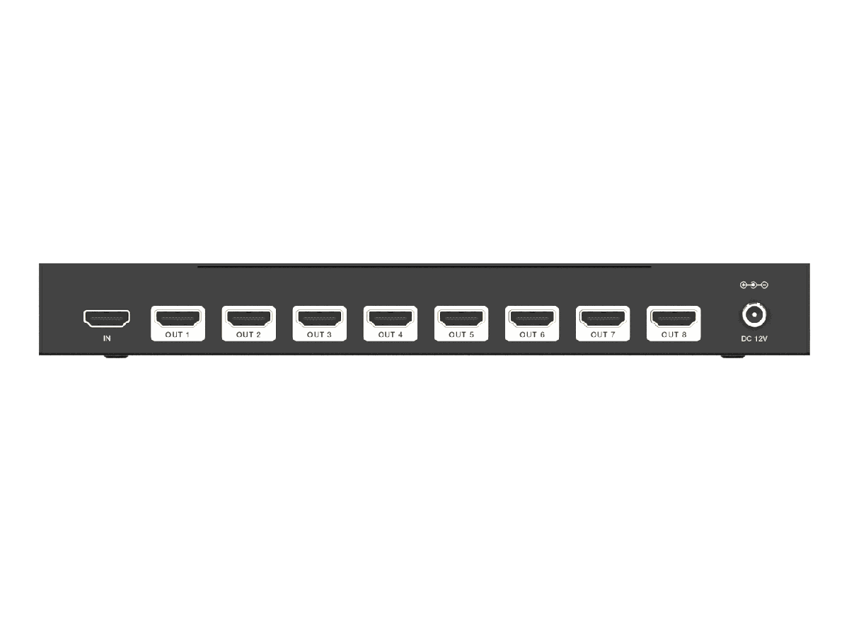 VigilLink VLSP-18H21S 1x8 HDMI 2.1 Splitter, 48Gbps - view 2