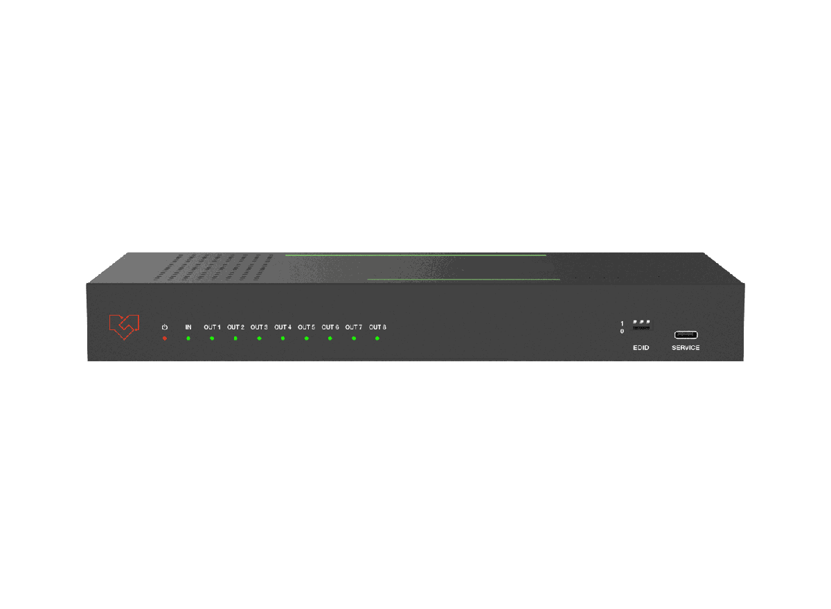 VigilLink VLSP-18H21S 1x8 HDMI 2.1 Splitter, 48Gbps - view 3