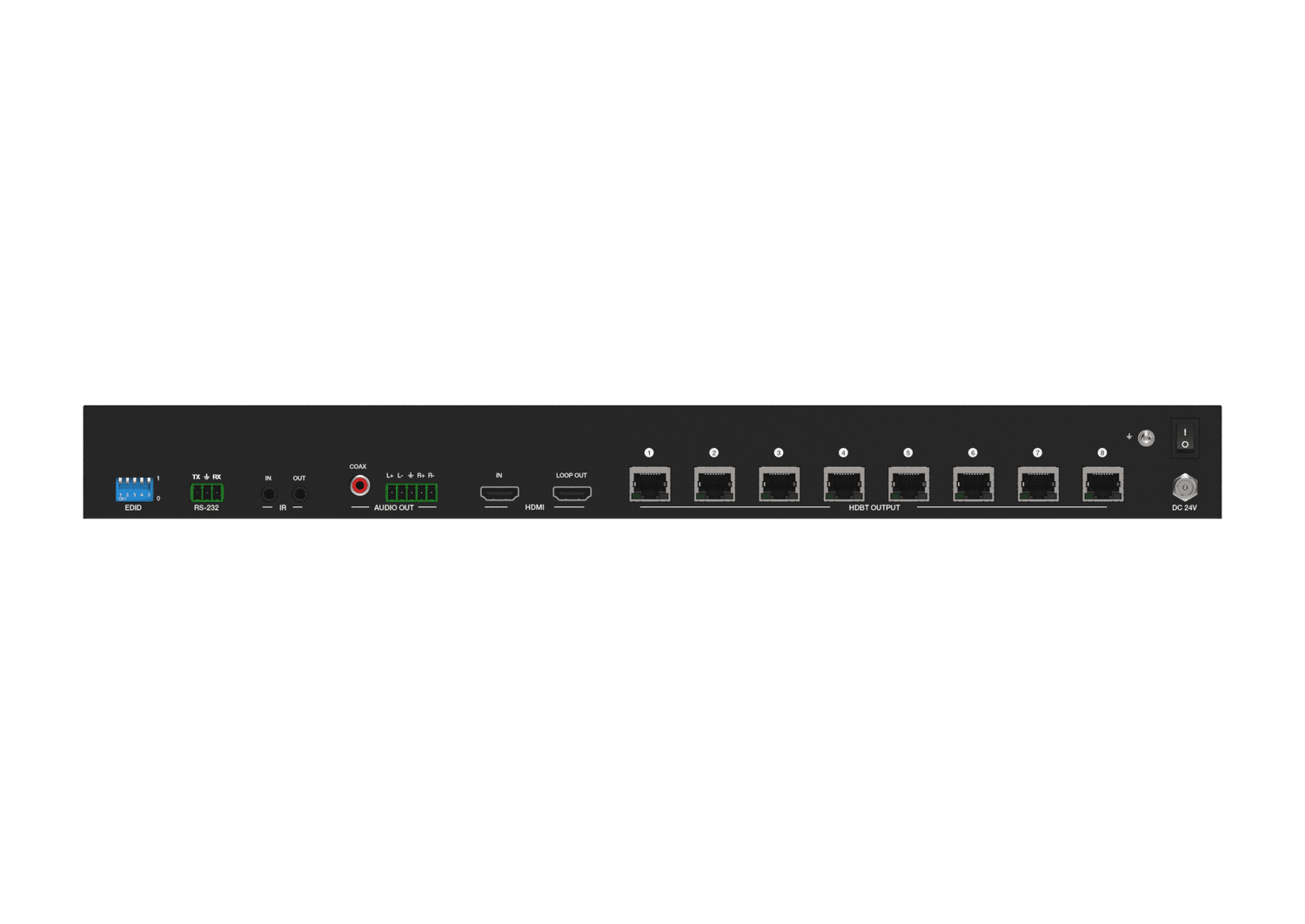 VigilLink VLSP-18HT150 1x8 HDMI Splitter over HDBaseT, 150m - view 2