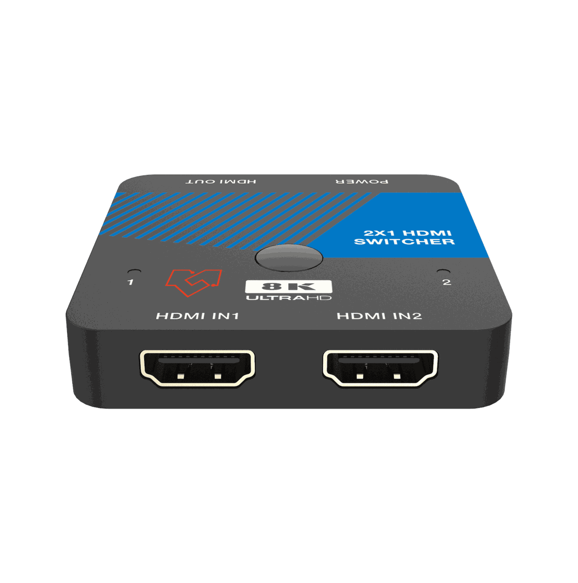 VigilLink VLSW-21H21 2x1 HDMI 2.1 Switcher, 8K 48Gbps