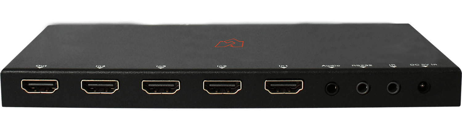 VigilLink VLSW-41H20R 4x1 HDMI 2.0 Switcher with ARC and Audio Extraction - view 3