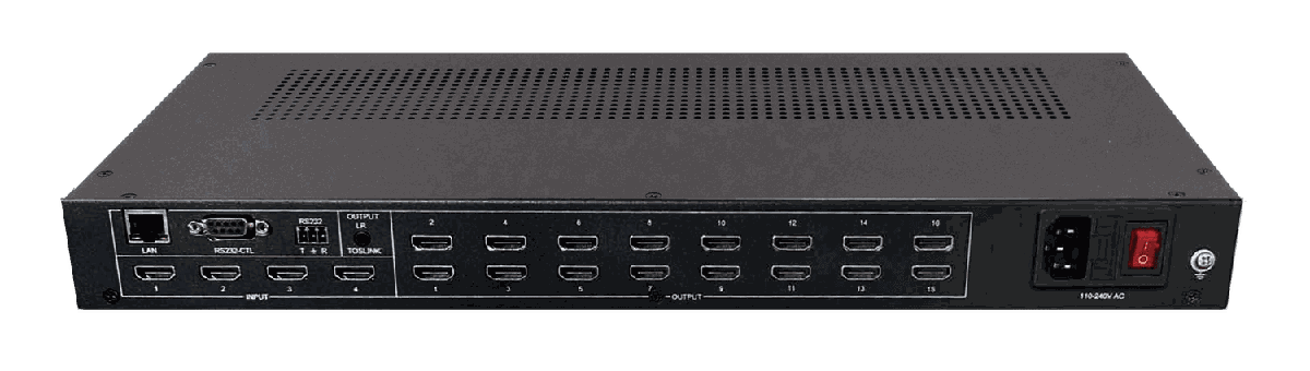 VigilLink VLVW-MX416P LCD and LED Video Wall Controller with Multi-Viewer and Seamless Matrix - view 3