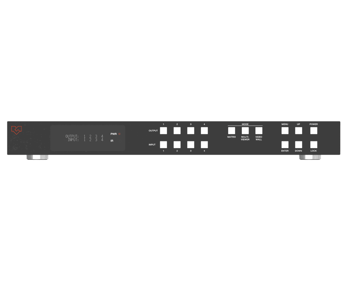 VigilLink VLVW-MX44P 4x4 Seamless HDMI Matrix with Video Wall and Multiviewer - view 2