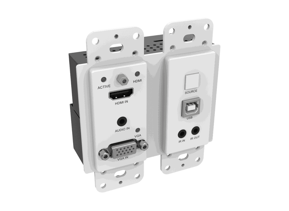 VigilLink VLWP-2HVG HDBaseT 2.0 Auto-Switching VGA and HDMI Wall Plate - view 2