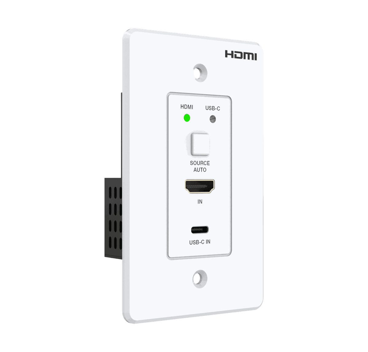 VigilLink VLWP-UHCI150-TR 2x1 USB-C and HDMI HDBaseT Wall Plate with Receiver, 120m - view 2