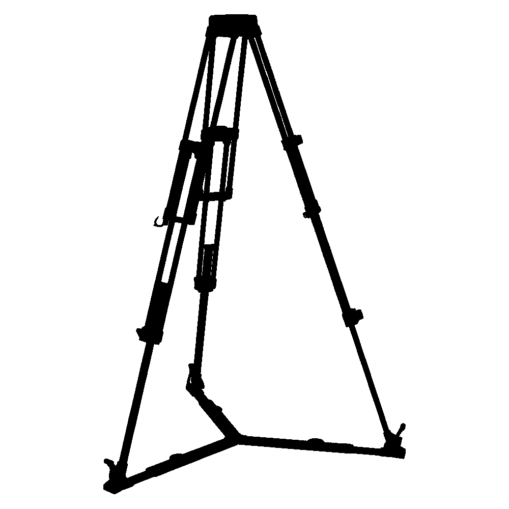 Vinten 3772-3 2-Stage Carbon Fibre ENG Pozi-Loc Tripod 100 mm