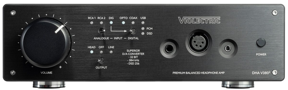 Violectric DHA V380 Squared Headphone Amplifier and DAC