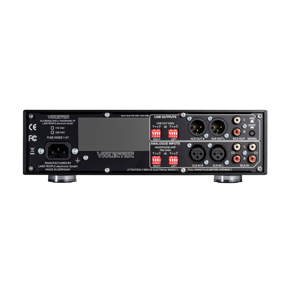 Violectric HPA V550 PRO Balanced Headphone Amplifier - view 2