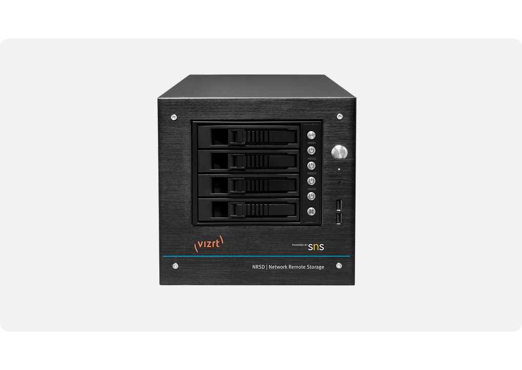 Vizrt NRSD Desktop NDI Shared Storage, 48TB Configured