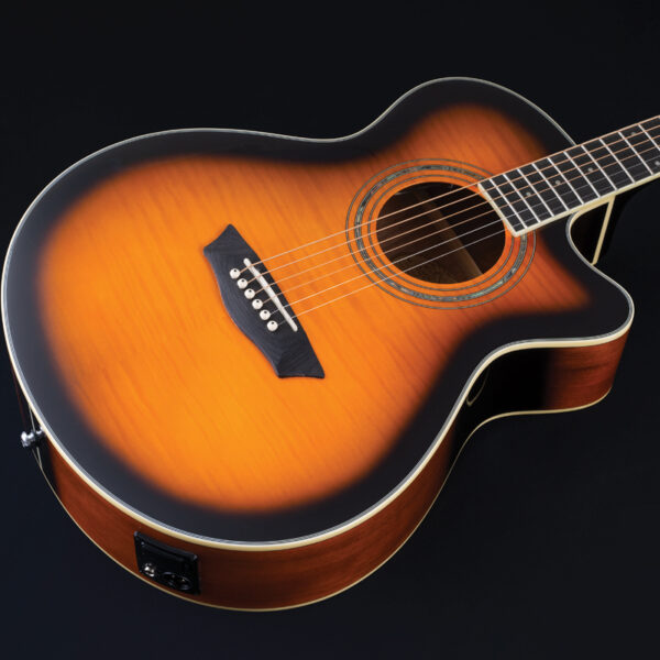 Washburn EA15 EA15TBL Acoustic Guitar - view 4