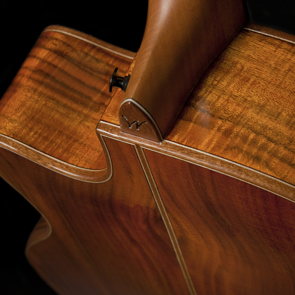 Washburn G55CE Koa Acoustic Guitar - view 3