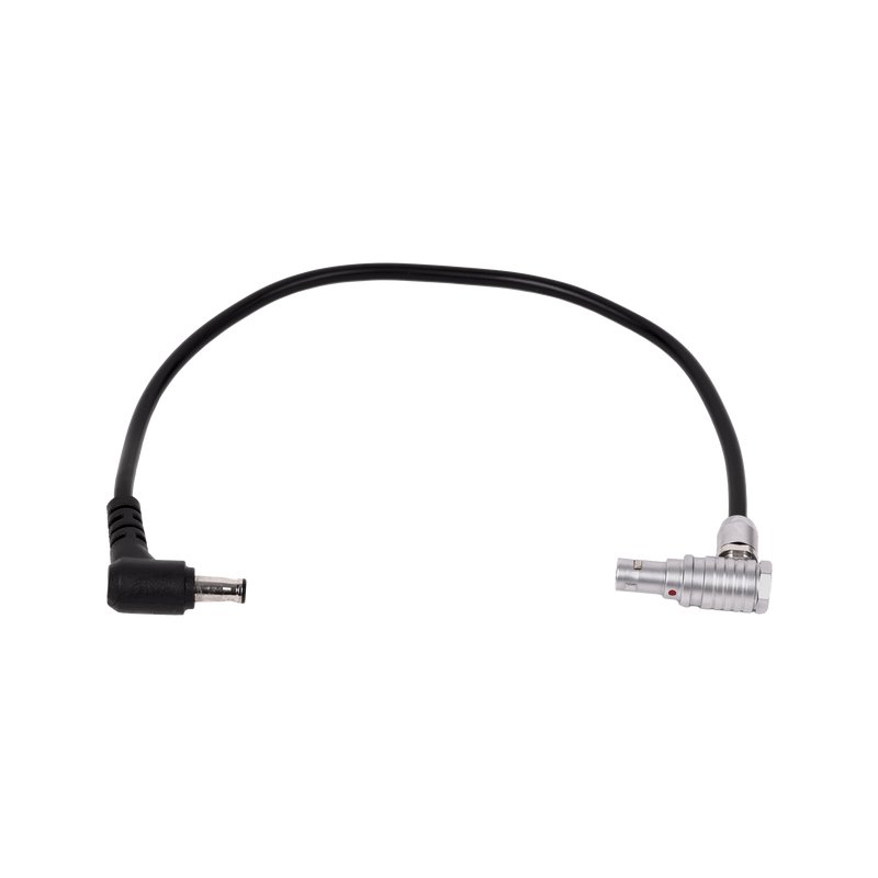 Wooden Camera 3-Pin 0B to Barrel Battery Slide Pro Replacement Power Cable (10")