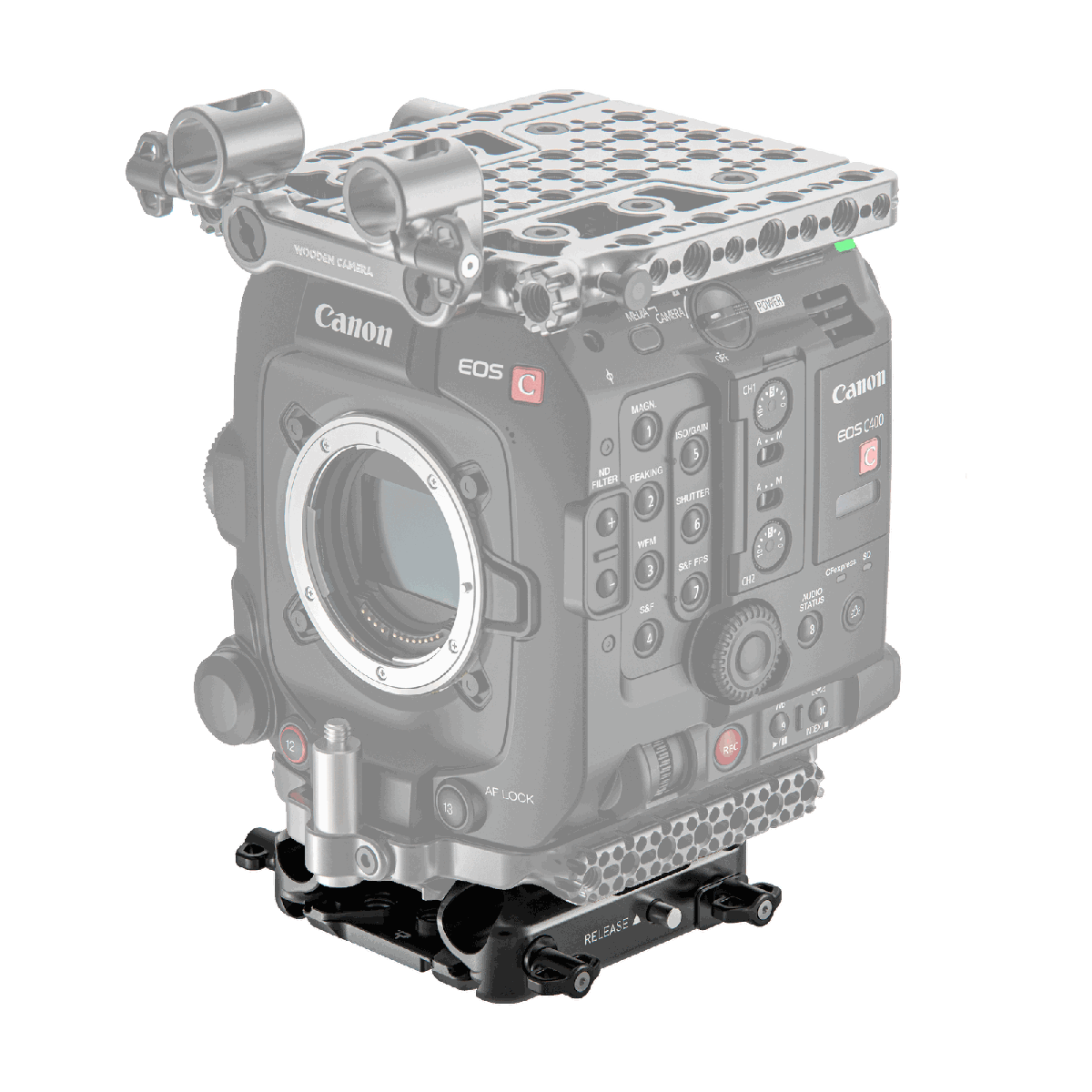 Wooden Camera ARCA Base Plate for Canon EOS C80/C400 product image