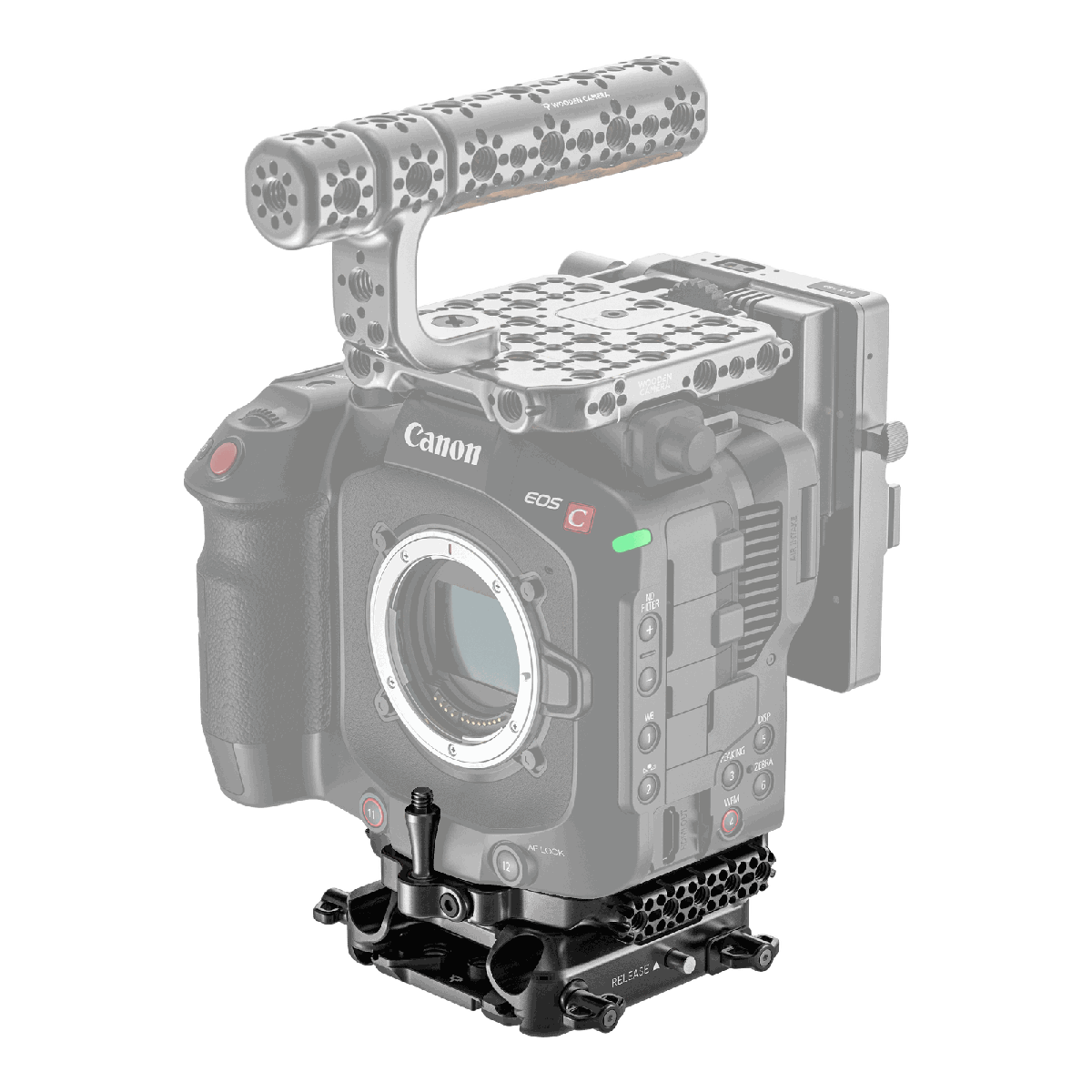 Wooden Camera Base Plate System for Canon EOS C80