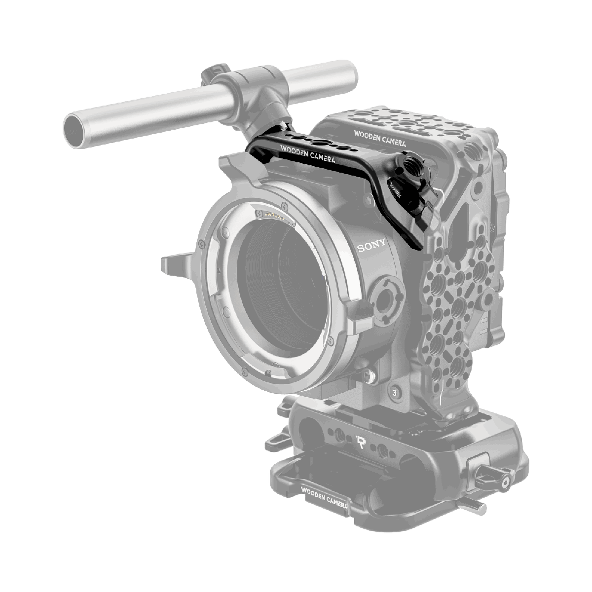 Wooden Camera Cage Mount Top Cheese Plate For Sony Rialto Mini - view 2