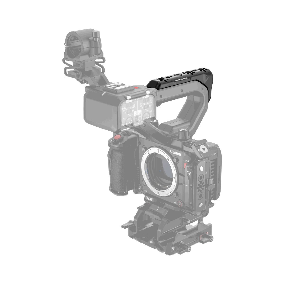Wooden Camera Carry Handle Bracket for Canon EOS C50