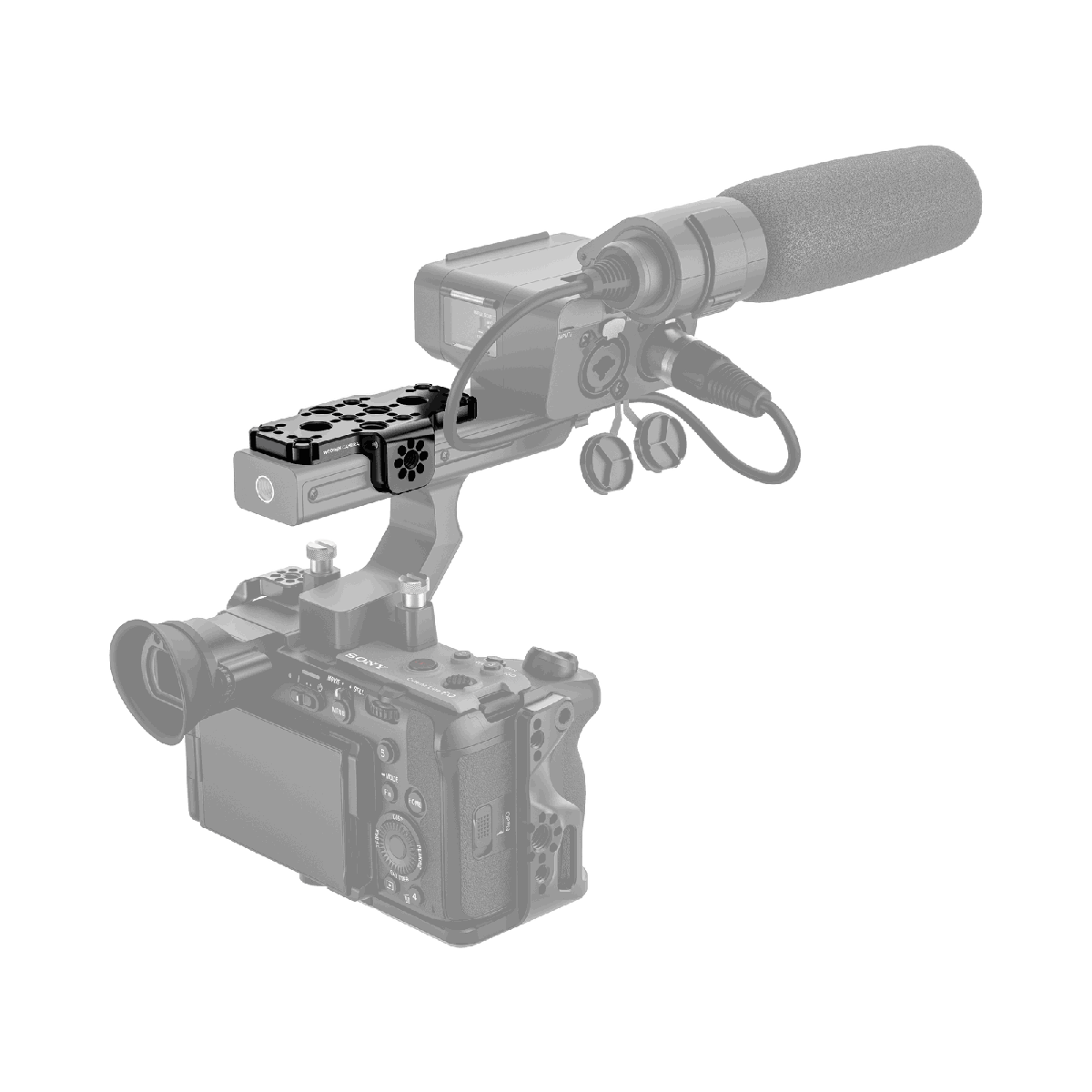 Wooden Camera Carry Handle Cheese Plate for Sony FX3/FX30, FX2 - view 2