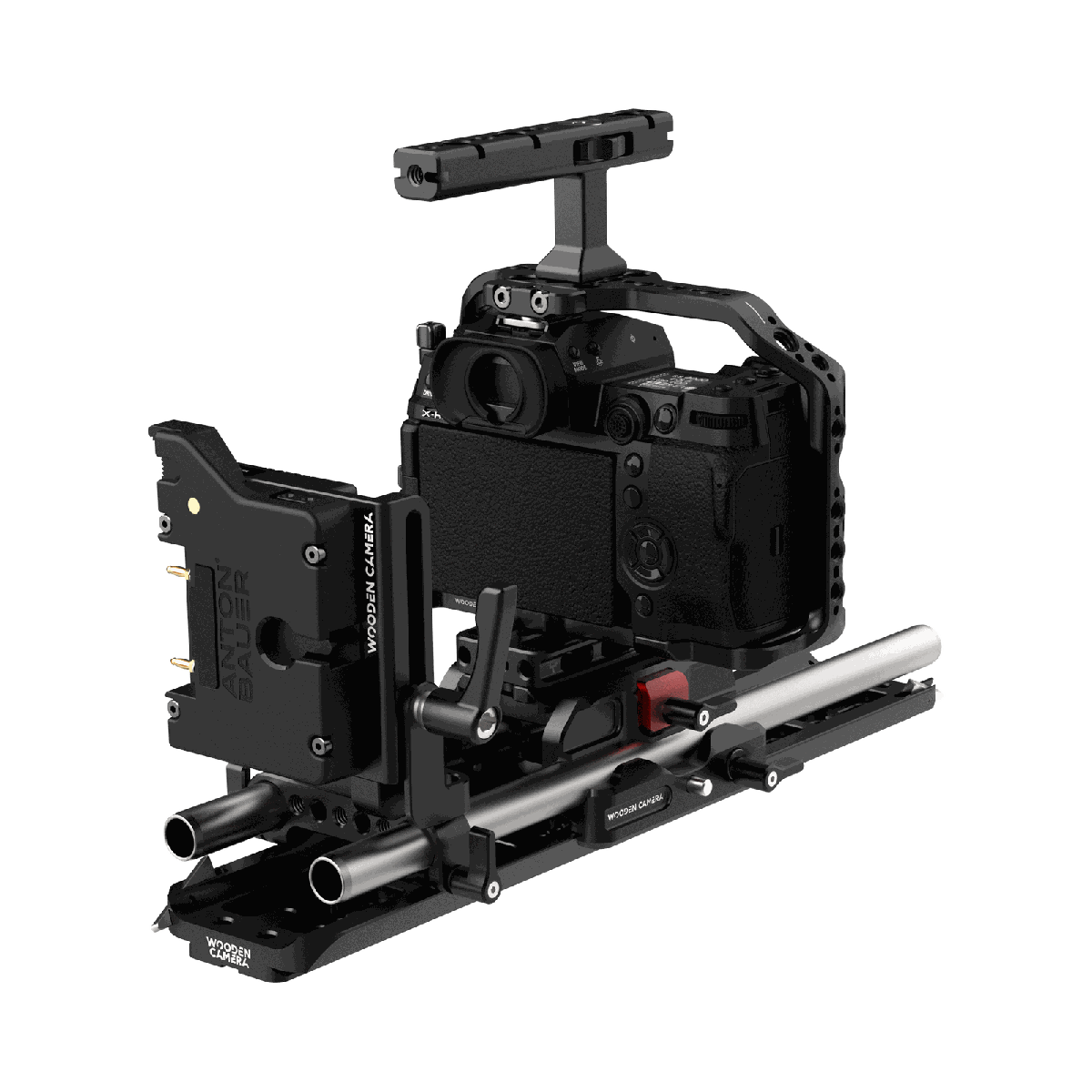 Wooden Camera Fujifilm X-H2S / X-H2 Unified Accessory Kit (Pro, Gold Mount) - view 2