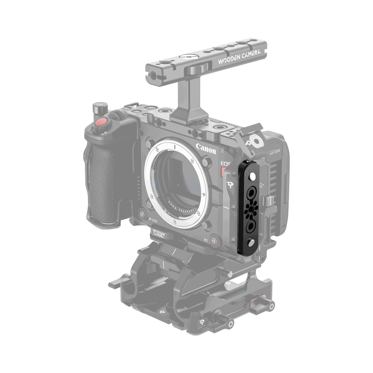 Wooden Camera Low Profile Bolt-On NATO Rail product image
