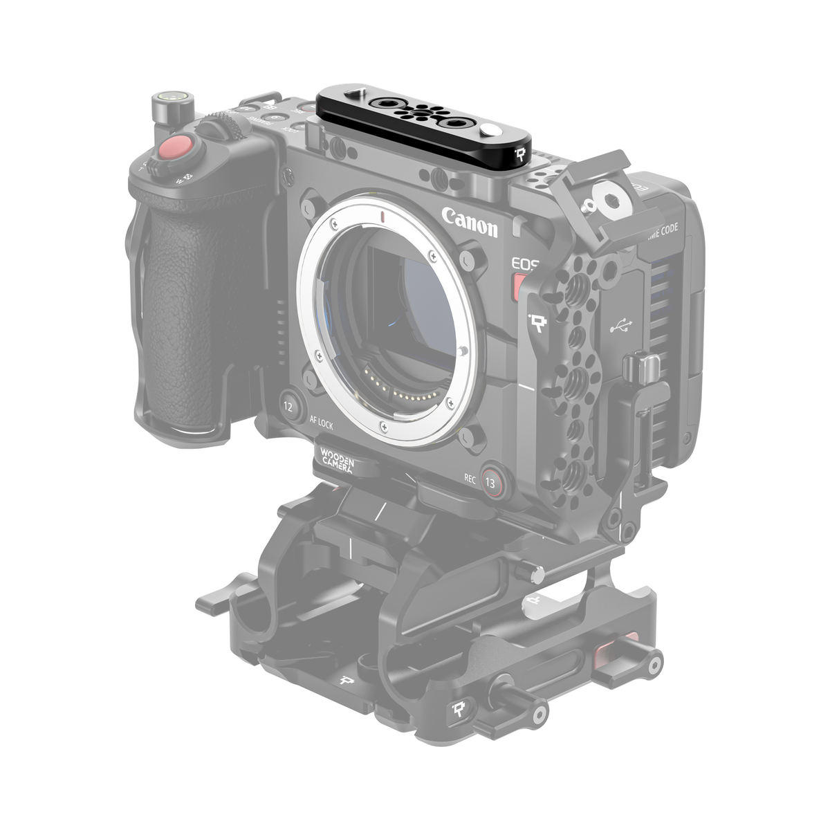 Wooden Camera Low Profile Bolt-On NATO Rail - view 2