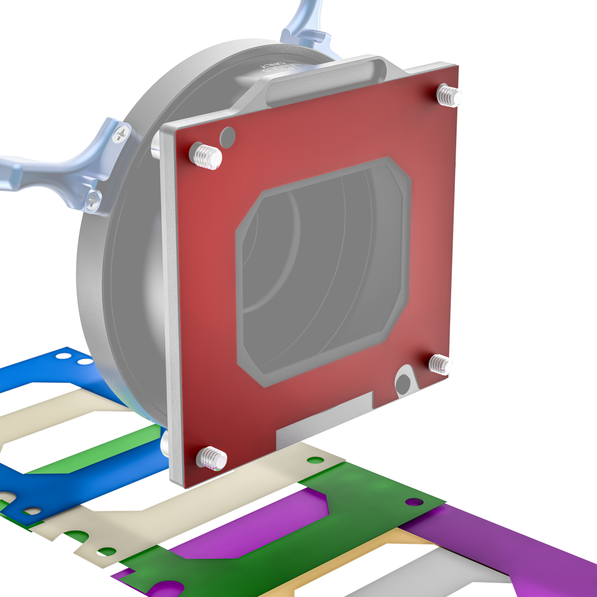 Wooden Camera LPL Shim Set for RED V-RAPTOR XL - view 2