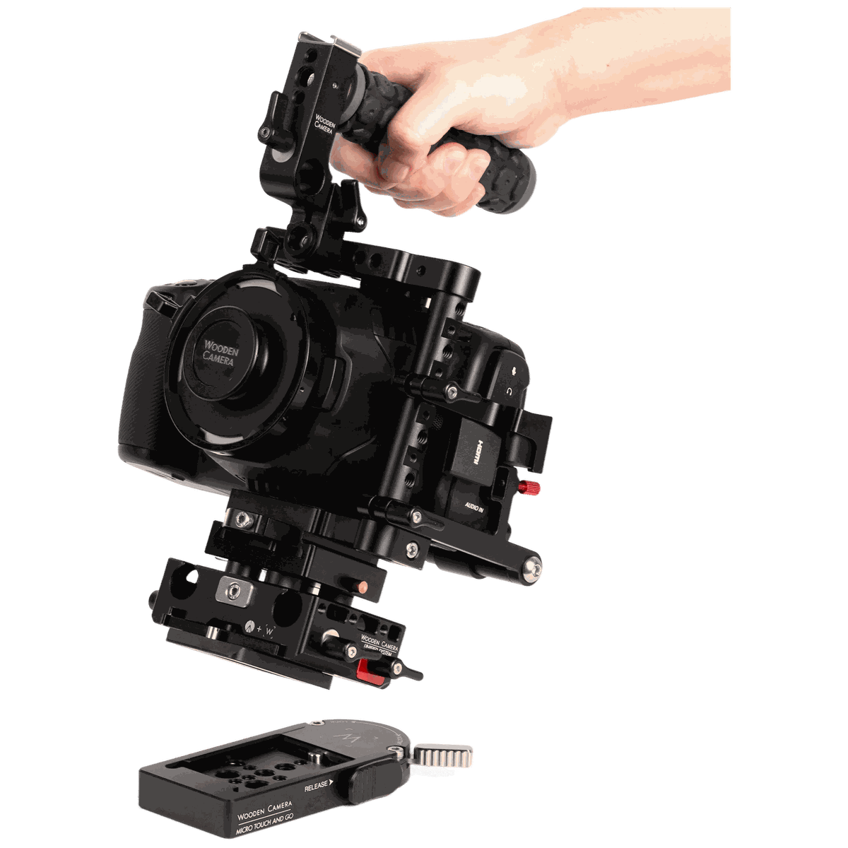 Wooden Camera Micro Touch and Go Plate Only (Sachtler FSB 10T, 8T, FSB 6T S) - view 2