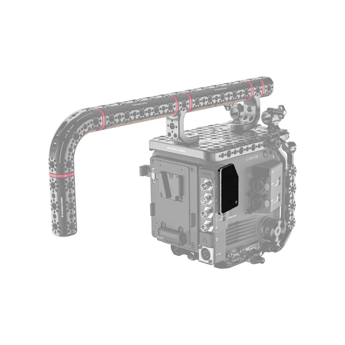 Wooden Camera Side Hook and Loop Plate (Sony BURANO)