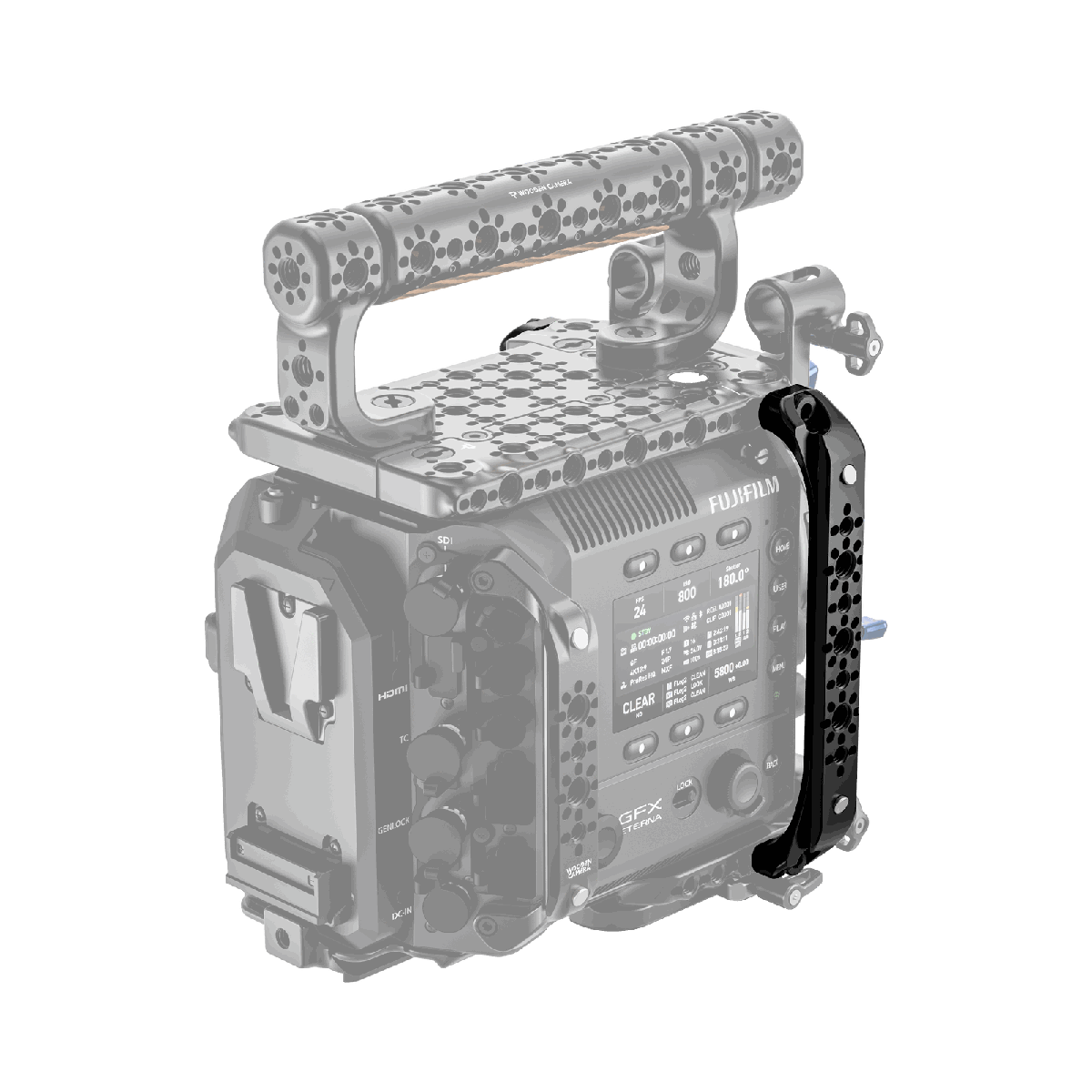 Wooden Camera Side Rail for FUJIFILM GFX ETERNA 55 - view 2
