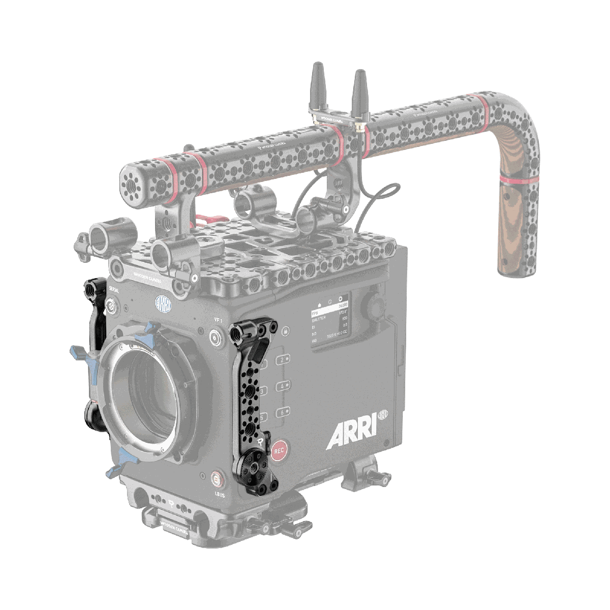 Wooden Camera Side Rail System (ALEXA 35)