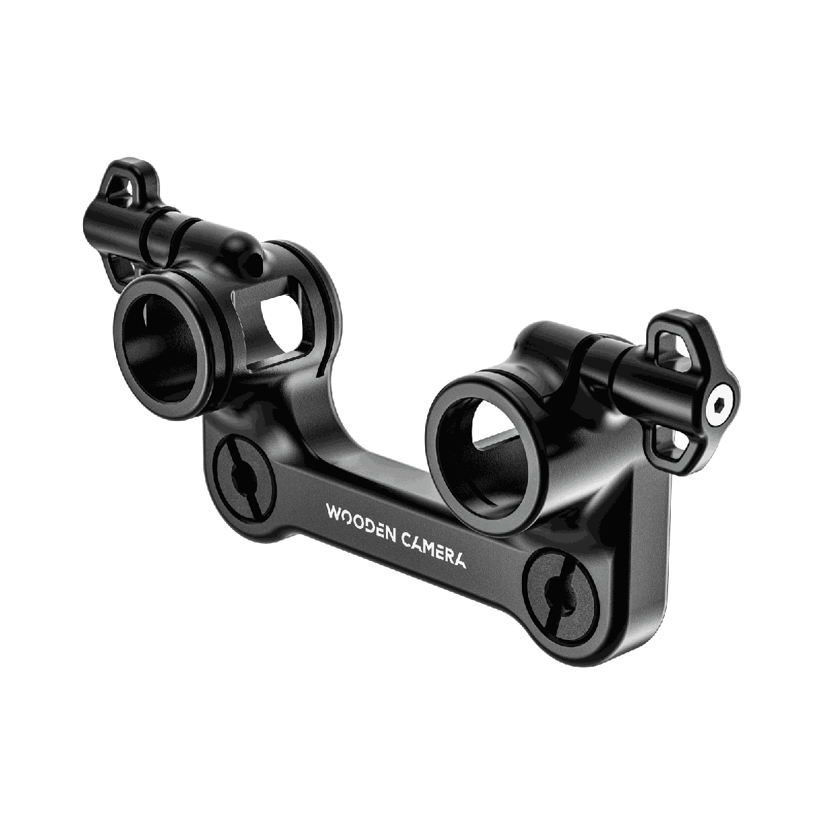 Wooden Camera Top Plate Dual Rod Clamp - Front - view 2