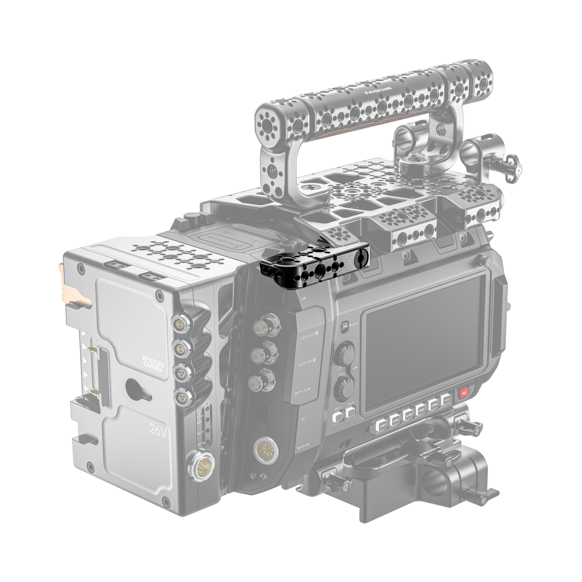 Wooden Camera Top Plate Extension Block for Blackmagic URSA Cine 12K/17K product image