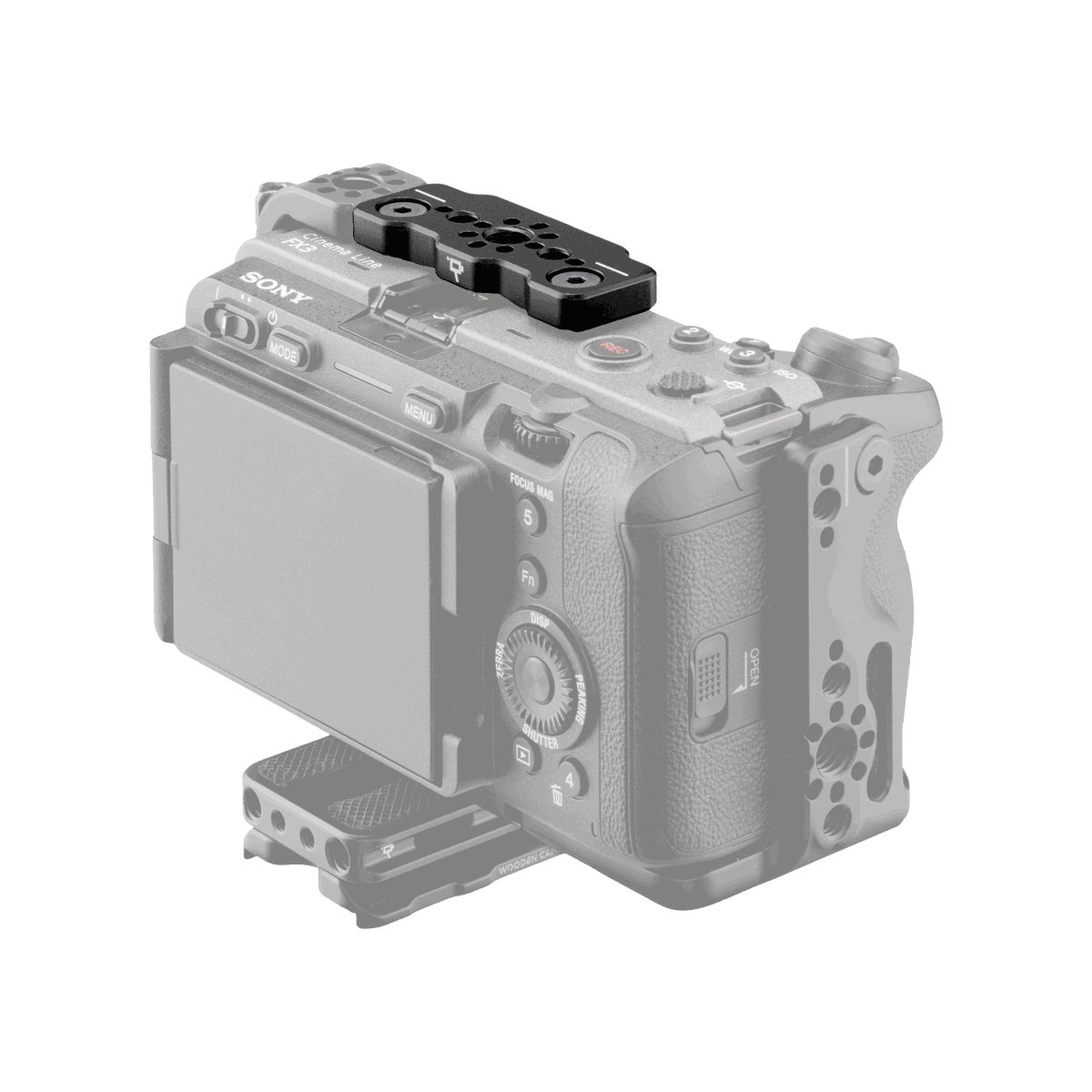 Wooden Camera Top Plate for Sony FX3/FX30 - view 5