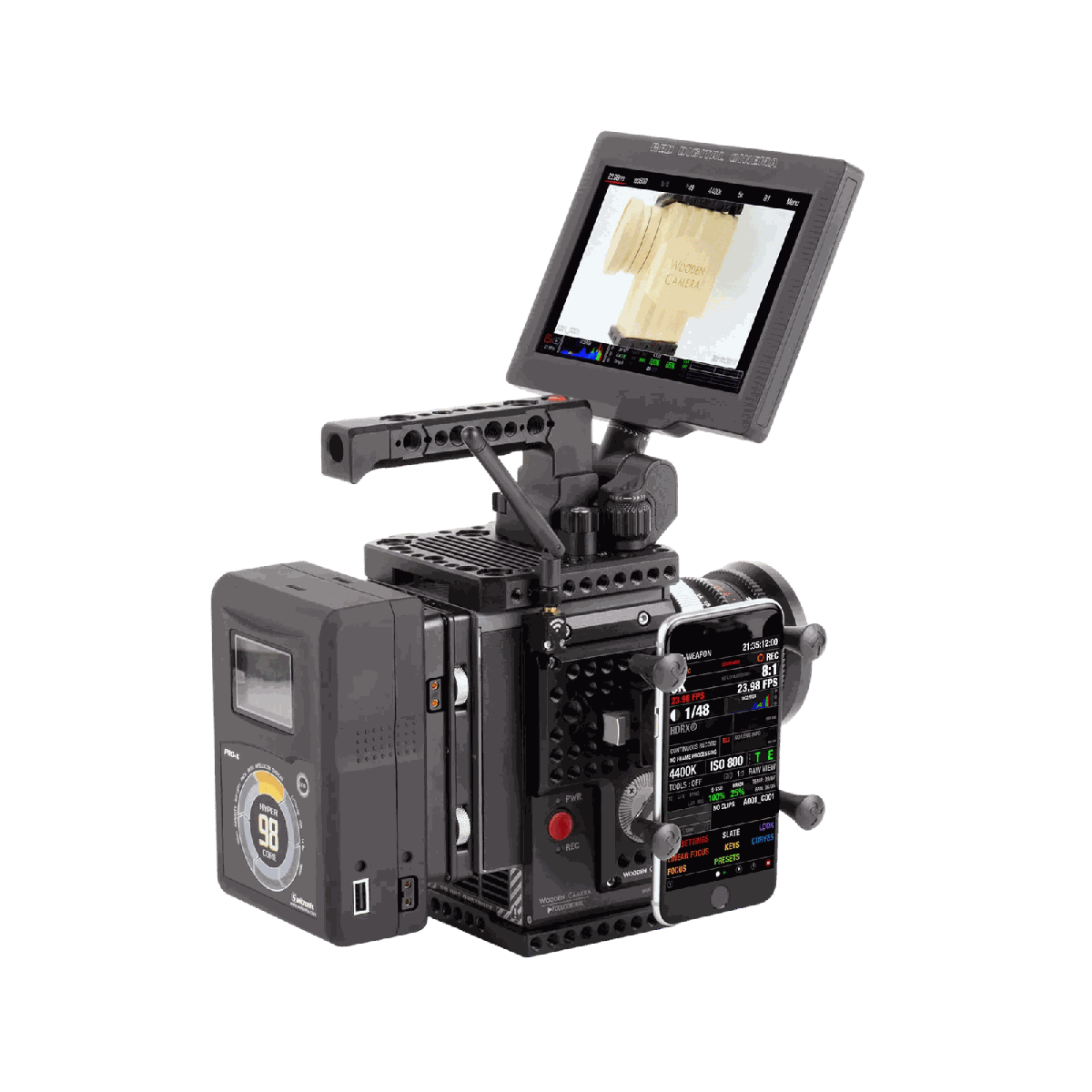 Wooden Camera V-Lock Base Station and Wedge Kit - view 2