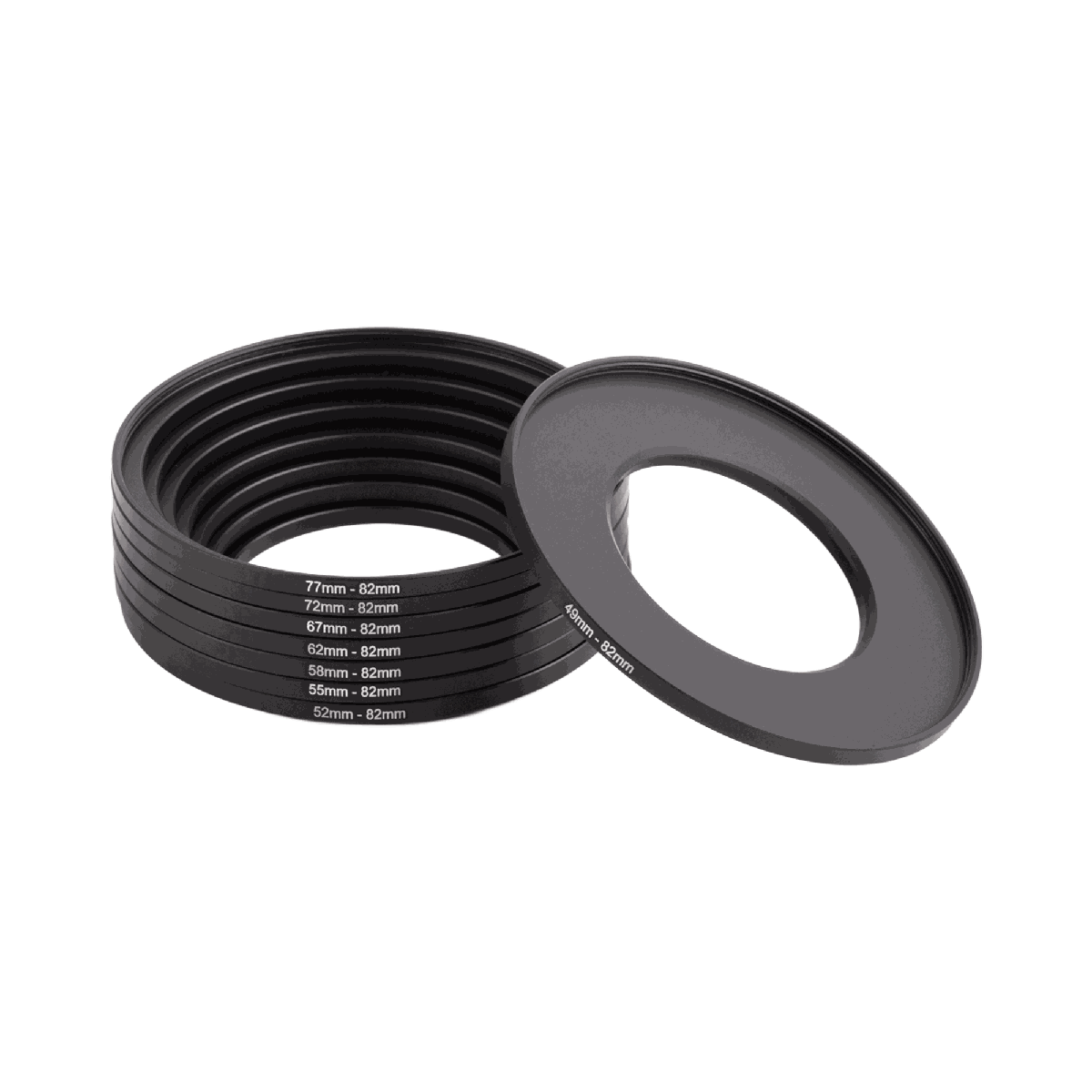Wooden Camera Zip Box Adapter Rings, 49 to 77mm