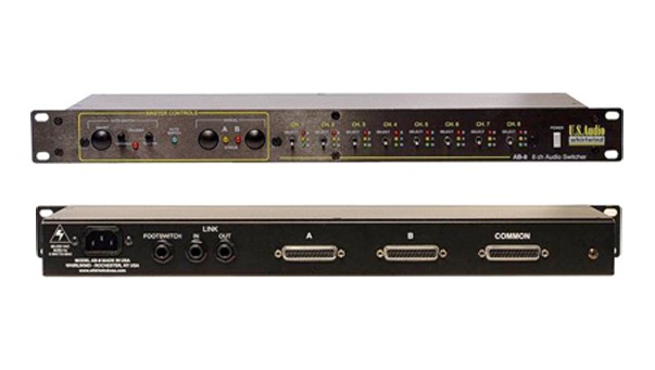 Whirlwind AB-8 Eight-Channel Mic and Line Switcher