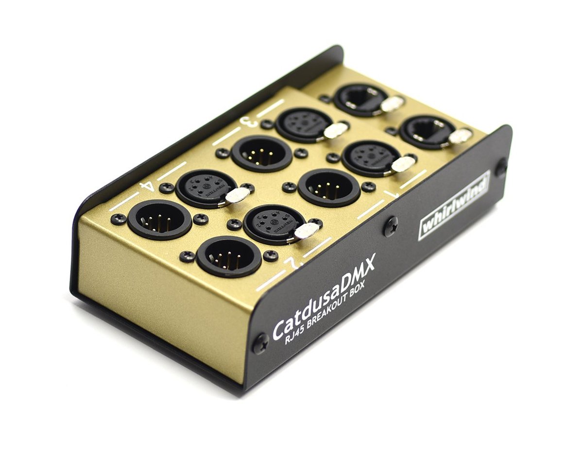 Whirlwind CatdusaDMX RJ45 to 5-Pin XLR Breakout Box - view 2