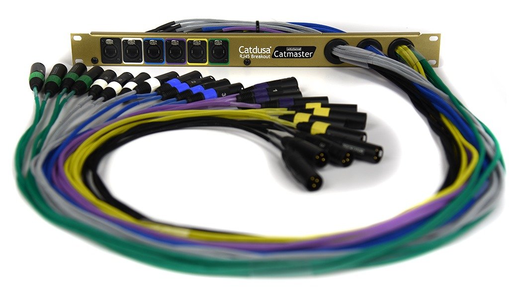 Whirlwind CatMaster Ethercon Patch Panel