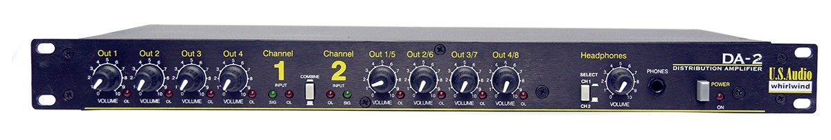 Whirlwind DA-2 Line Level Distribution Amplifier