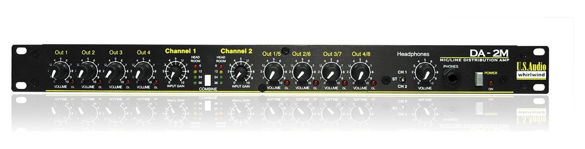 Whirlwind DA-2M Mic and Line Distribution Amplifier