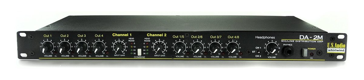 Whirlwind DA-2M Mic and Line Distribution Amplifier - view 2