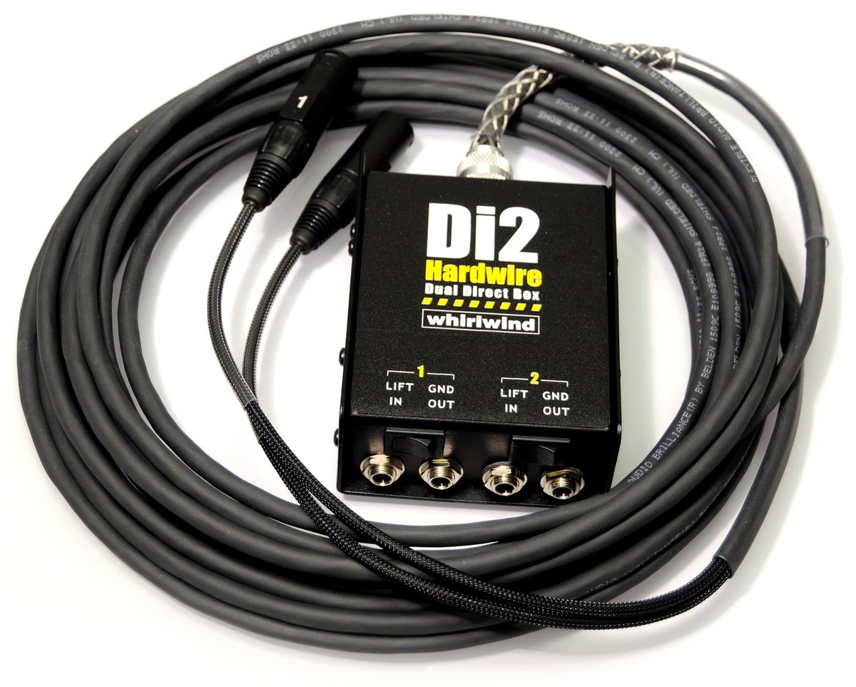 Whirlwind DI2 Hardwired Two-Channel Direct Box
