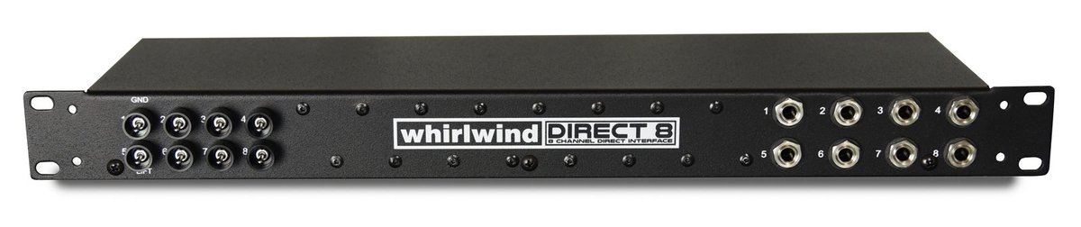 Whirlwind DIRECT 8 Eight-Channel Rack Direct Box