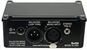 Whirlwind HAUCXL Under Counter Mono Headphone Control Box - view 2
