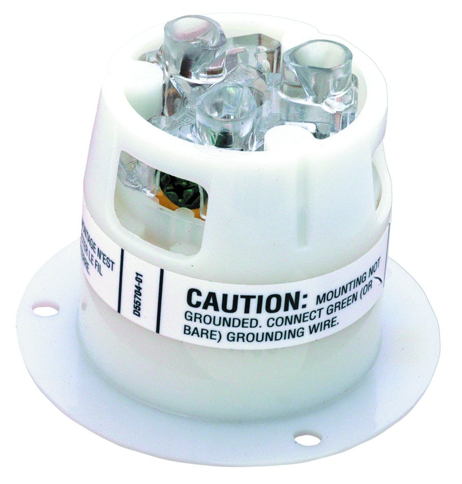 Whirlwind HBL2316 Hubbell Twist-Lock L5-20R Flanged Receptacle