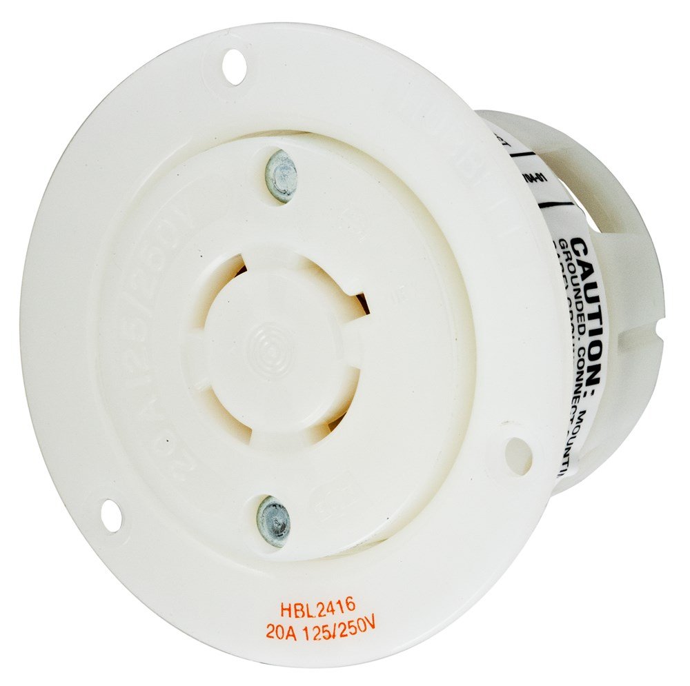 Whirlwind HBL2416 NEMA L14-20 Flanged Outlet