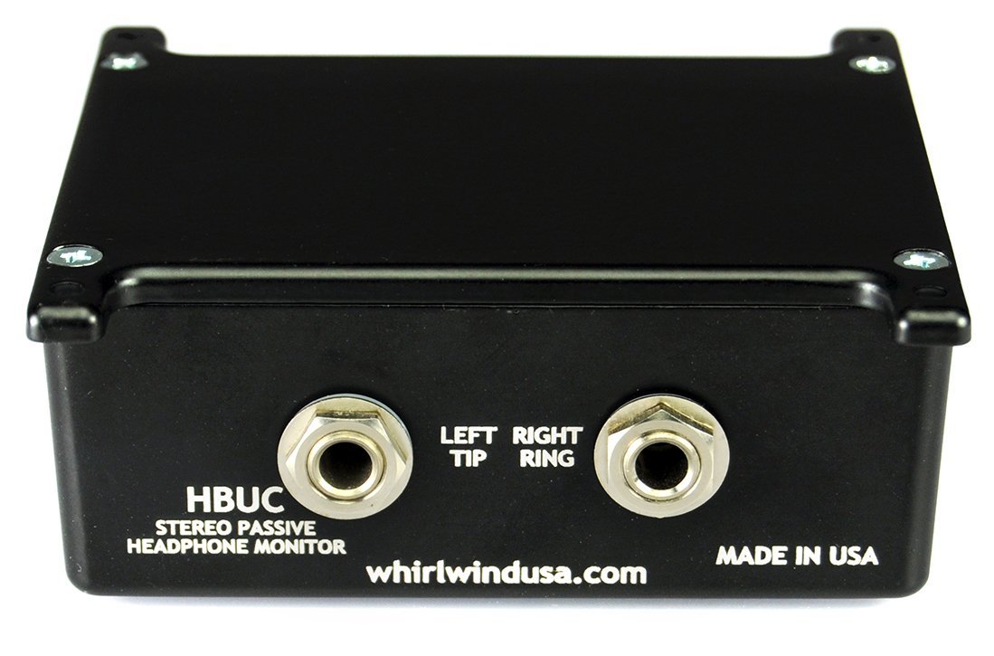 Whirlwind HBUC Under Counter Passive Headphone Control Box - view 2