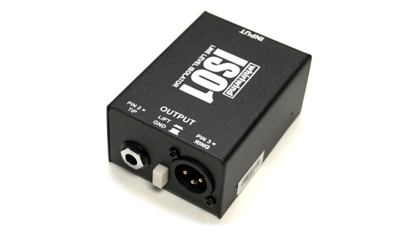 Whirlwind ISO 1 Line Level Isolation Box Single Channel Line Level Isolation Transformer product image